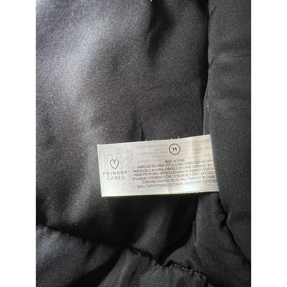 Primark Men's Navy Blue Hooded Parka Jacket Medium Shower Resistant Thermal - Picture 11 of 16